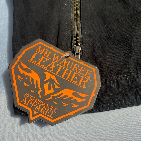 Black Studded Moto Vest with Asymmetrical Zipper - Picture 6 of 11